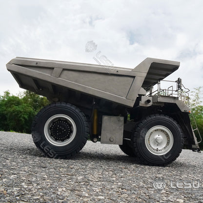 LESU 1/16 Metal Hydraulic RC Mining Dumper BogieTruck Aoue R100E