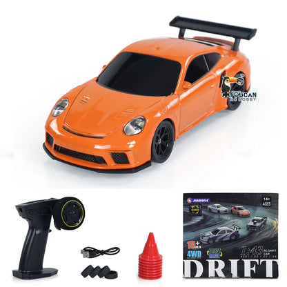 Fast Shipping Radio Control Mini Drift Race Car Gyro Radio Control 1:43 Toy Traffic Cones