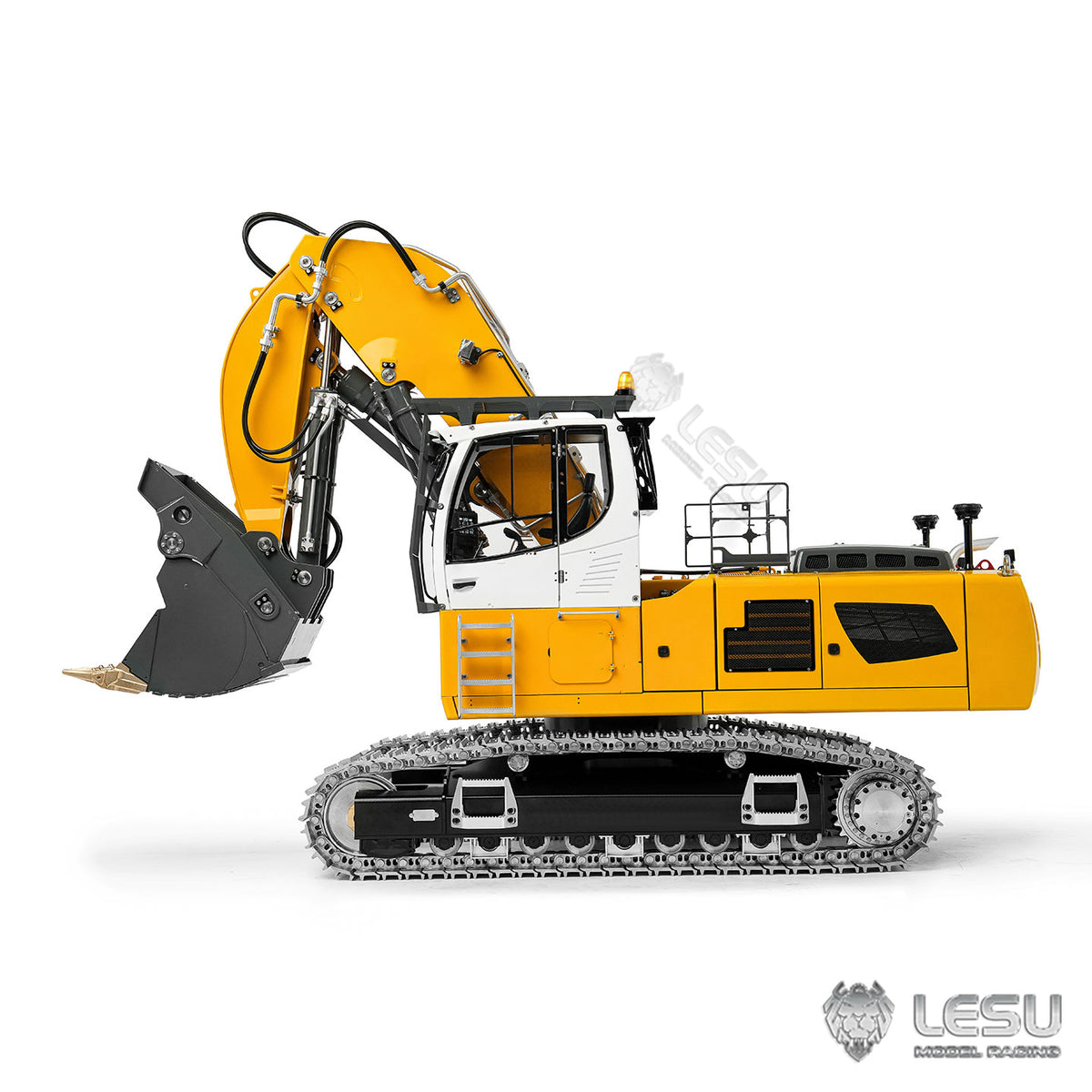 LESU Aoue LR956 1/14 Metal RC Front Shovel Digger B0041 Dual Pumps Hydraulic Excavator KIT/PNP/RTR with 4CH Valve Brushless Motor Light System