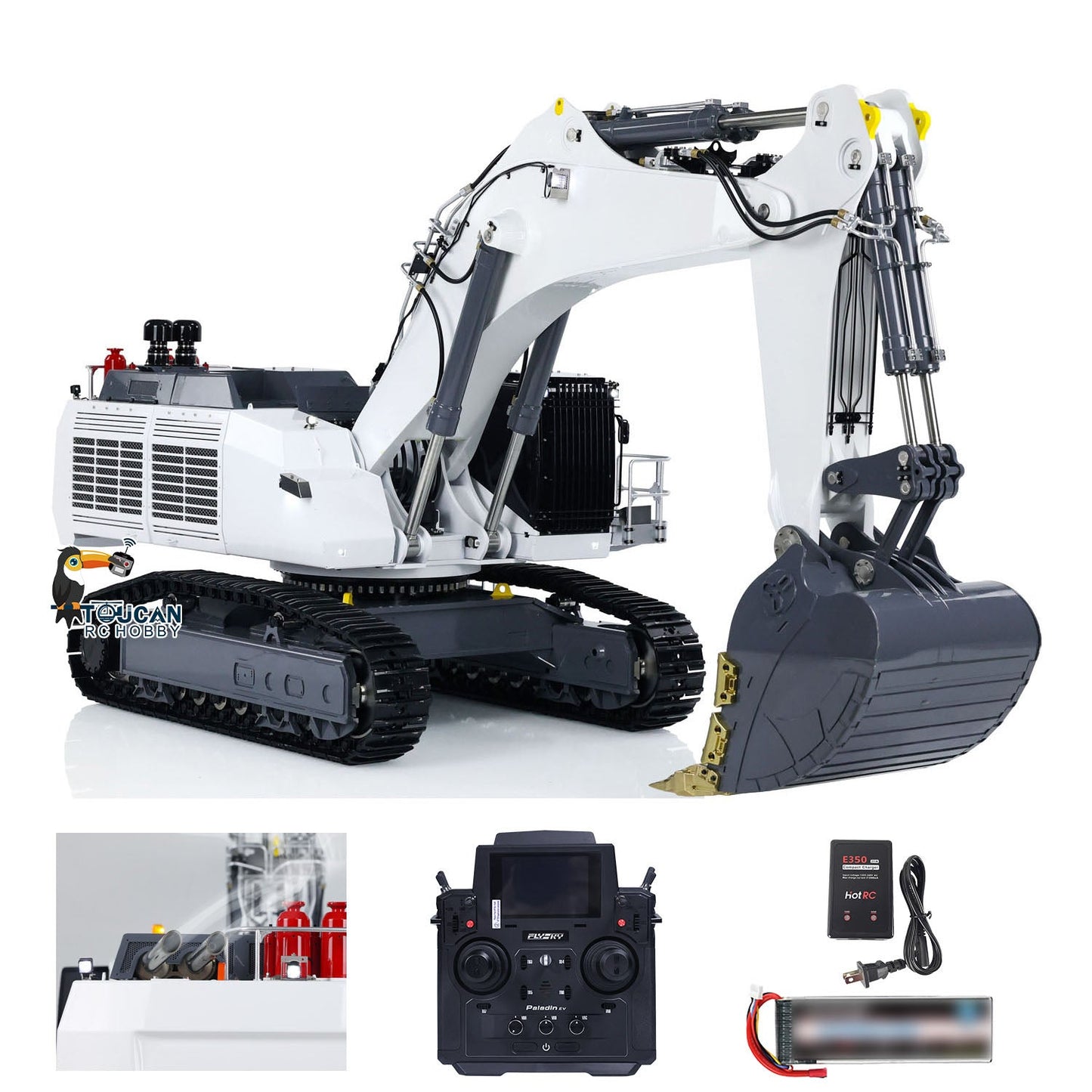 1/14 LESU RC Hydraulic Excavator AOUE 9150 Backhoe Shovel