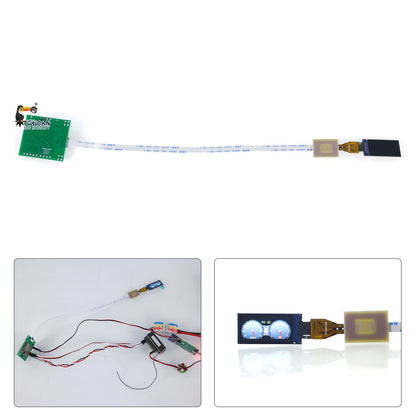 Integrated LCD Instrument Cluster Display for DIY Scale RC Tractor Truck Hydraulic Dumper Crawler Car Off Road Vehicles Model