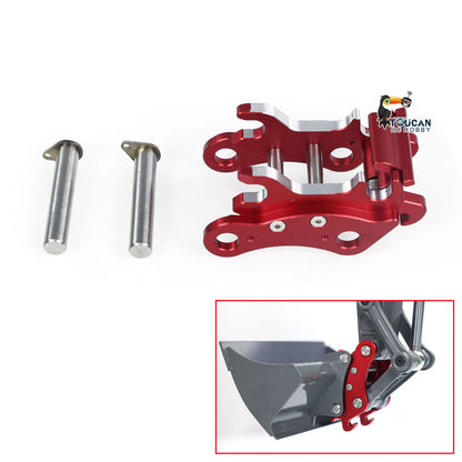 Metal Manual Quick Release Coupler for 1:14 RC Hydraulic 3 Arms Excavator EC160E