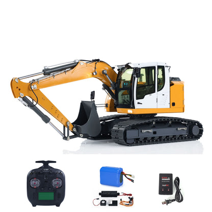 Fast Shipping 1/14 RC Hydraulic Excavator R920 JDM-208 Metal Remote Control Digger Model Sound