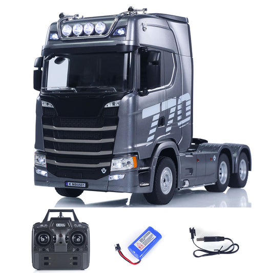 SOLD OUT Fast Shipping 1/18 Plastic 6X4 Remote Control Tractor Truck 770S 1501 RWD RC Lorry Vehicle Light Sound Ready to Run Model Toys for Adults