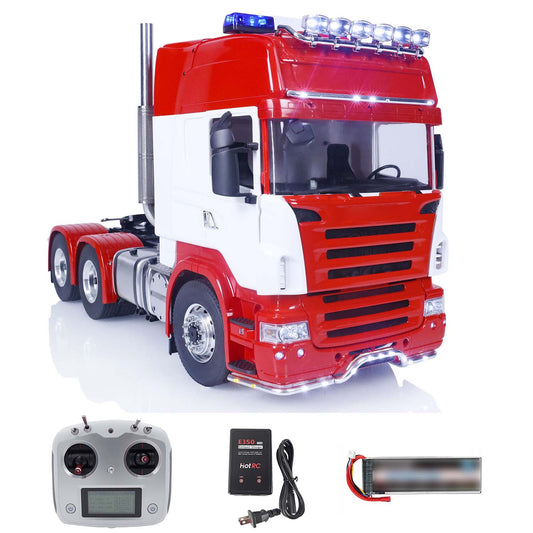 LESU 1/14 RC Car 6X6 RTR Camion Tracteur Télécommandé