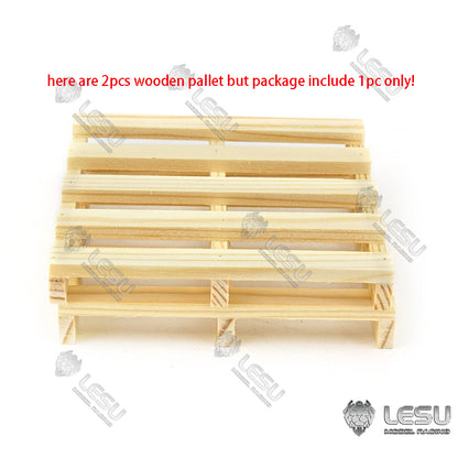 Palette en bois LESU 1 pièce pour chariot élévateur 1/14 TAMIYA Tracteur Camion Remorque Modèle