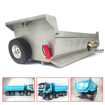 Metal Bucket for 1/14 4x4 6x6 8x8 RC Hydraulic Dumper Truck