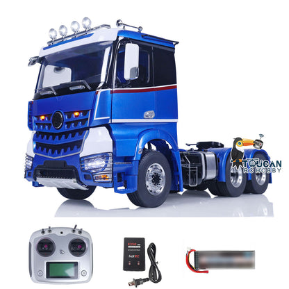 EN STOCK LESU 1/14 6x6 RC Tracteur Camion RTR Voiture Télécommandée