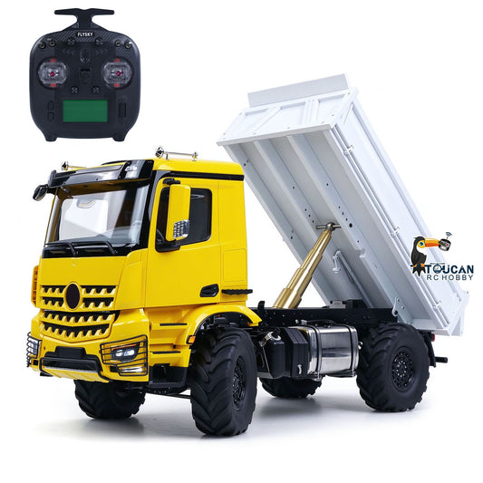 3363 MD 1/14 4x4 Metal Remote Control Hydraulic Dumper 2Speed Gearbox Differential Locks RC Tipper Model ST8 Radio Light Sound