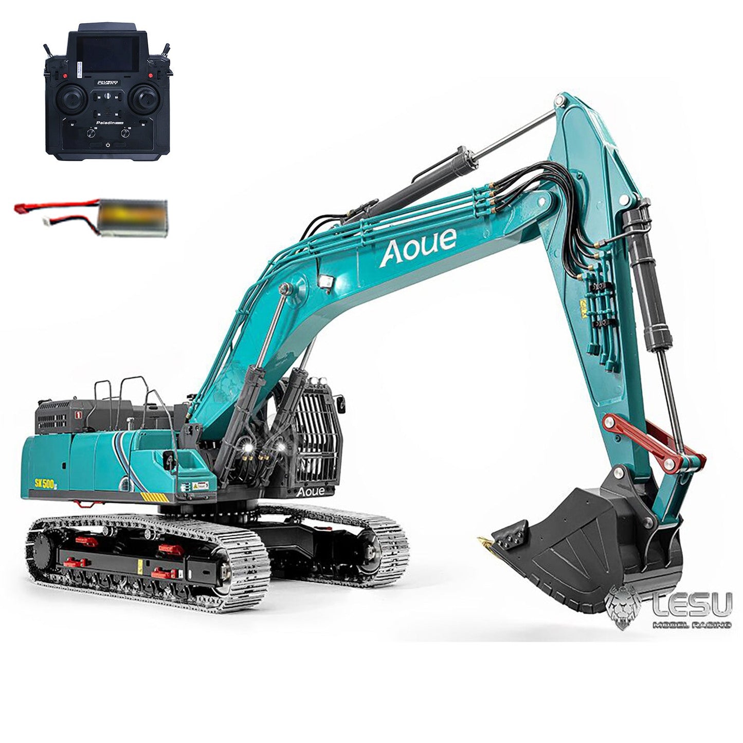 IN STOCK AOUE-SK500 1/14 LESU RC Hydraulic Excavator RTR Vehicles