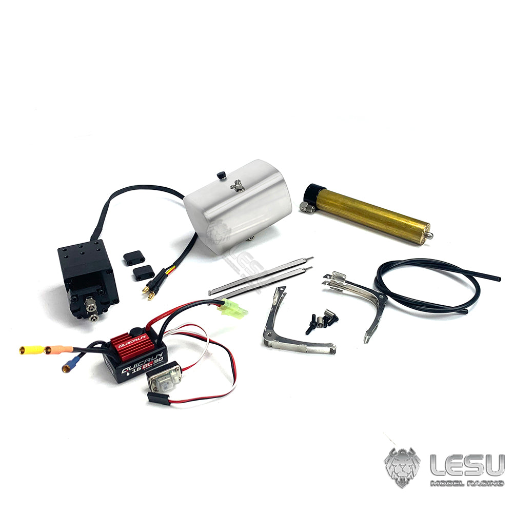 LESU Optional Length Hydraulic Pump Cylinder Set Retractable 1/14 RC Truck