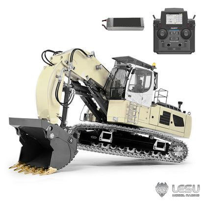 LESU Aoue LR956 1/14 Metal RC Front Shovel Digger B0041 Dual Pumps Hydraulic Excavator KIT/PNP/RTR with 4CH Valve Brushless Motor Light System