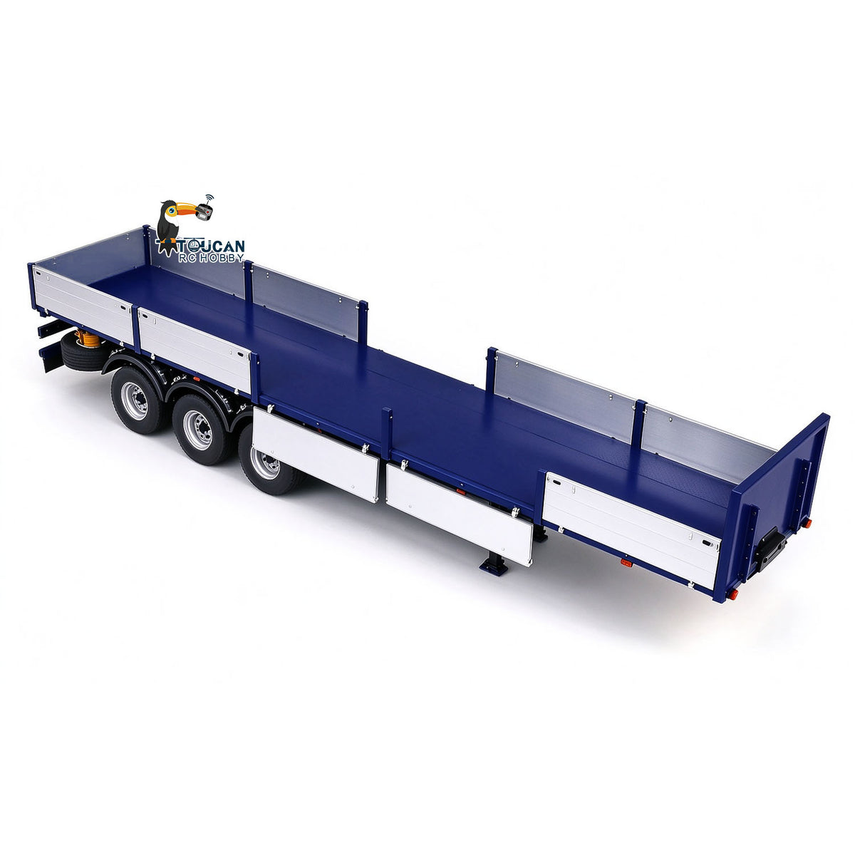 TOUCAN Painted 3-Axle Metal Semi Trailer Support Legs For 1/14 RC Tractor Truck Remote Control Lorry Car Model BM214 Forklift