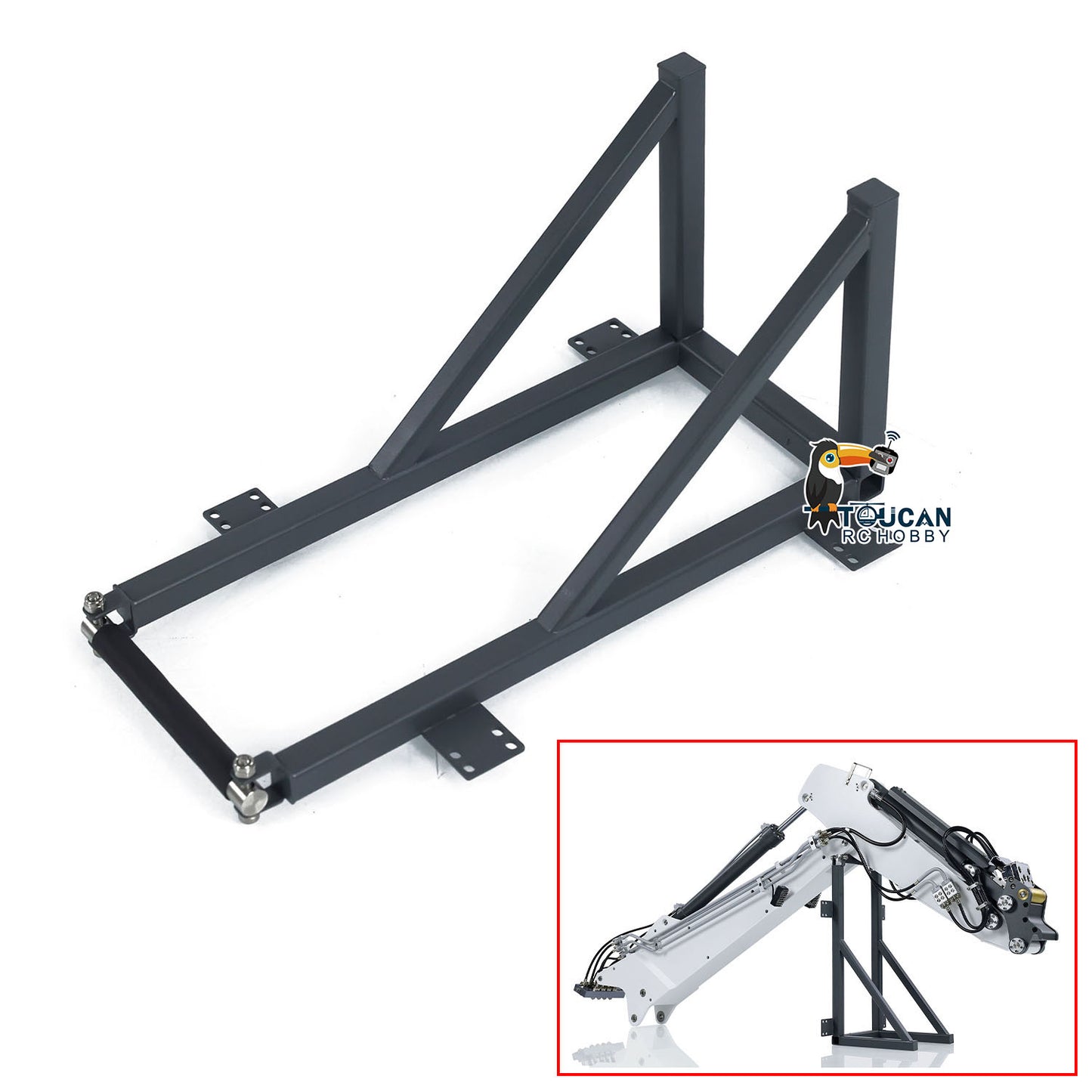 Metal Rack for 3 Arms 1/14 RC Hydraulic Excavator Model K970-301 CUT Model