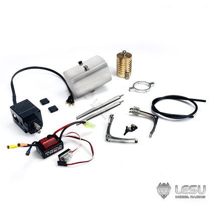 LESU 155/215MM Lift Zylinder Hydraulische System für 1/14 RC Dump Lkw Auto DIY TAMIYA