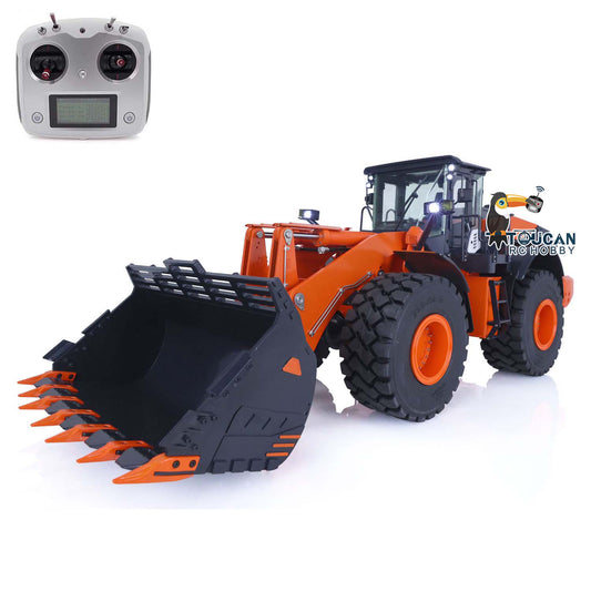 US STOCK JDM 198 1/14 RC Hydraulic Loader for HITACHI ZW370 Construction Vehicles Models