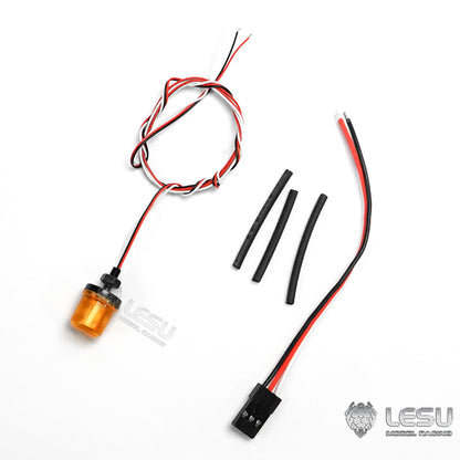 LESU Rotating Warning Light Telltale Lamp 1/14 RC DIY For TAMIYA Tractor