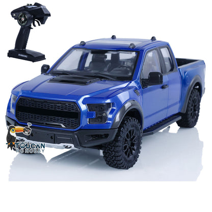 JDModel 1/10 F150 RC Racing Crawler Car Blue ARTR Version