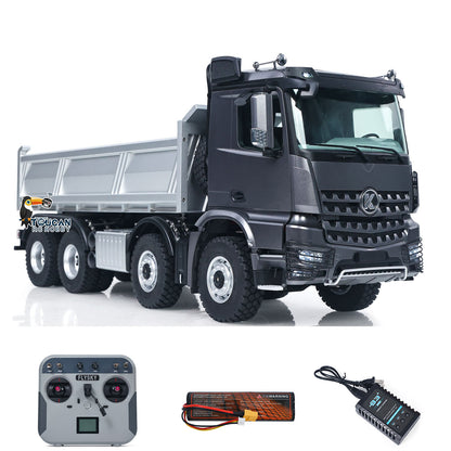 Fast Shipping RTR Kabolite 8X8 1/14 RC Dump Truck K5703 Electric Lifting Remote Control Tipper Model 2Speed Gearbox Lights Sound System