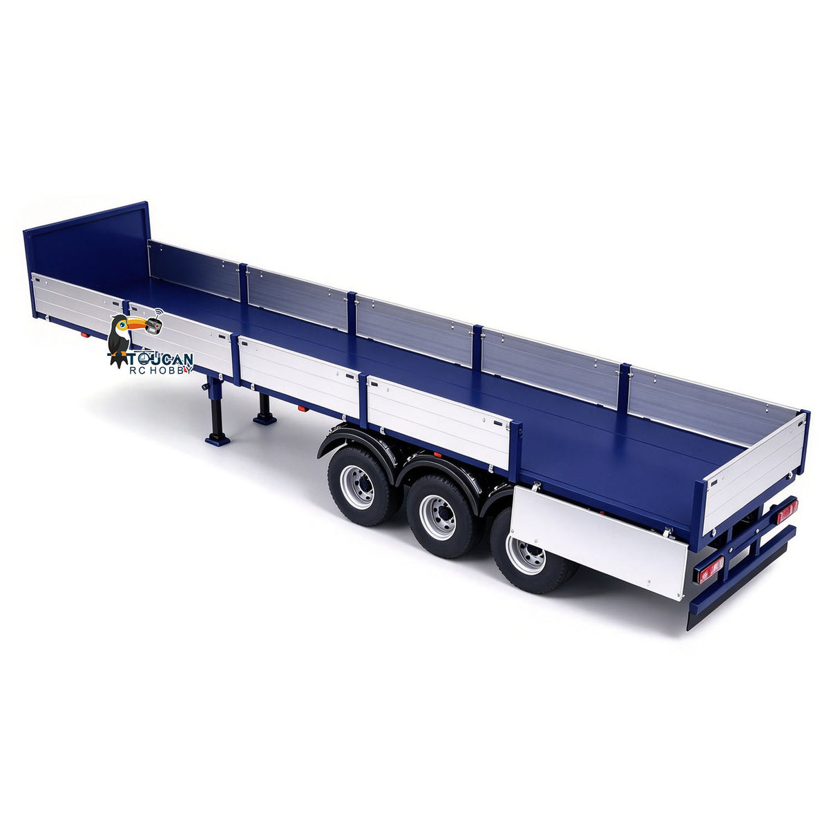 TOUCAN Painted 3-Axle Metal Semi Trailer Support Legs For 1/14 RC Tractor Truck Remote Control Lorry Car Model BM214 Forklift