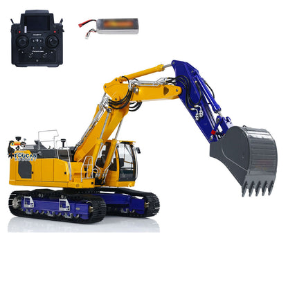 1/14 LESU RC Hydraulic Diggers LR945 3 Arms RTR Remote Control Excavator Model