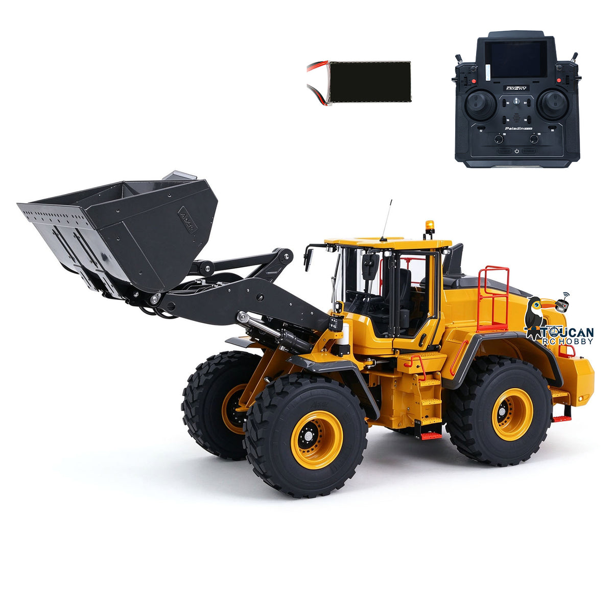 LESU L220H 1/14 Metal RC Hydraulic Wheel Loader A0013 PNP/RTR/KIT 4WD Construction Model Brushless FOC Motor 2 Speed Transmission Light Sound