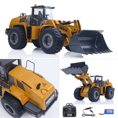 US STOCK 1/14 HUINA Toys 2.4G Radio Controlled Loader 1583 Electric Lifting System Lights Sound RC Construction Vehicles Assembled