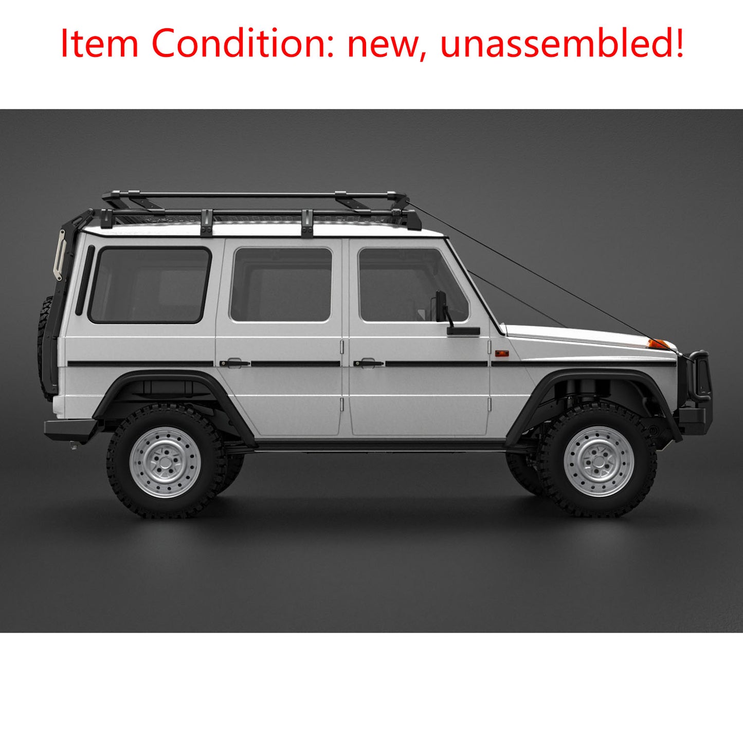 CAPO Metal 1/8 RC Off Road Car Kit Remote Control DIY Vehicle Model Differential Locks 2Speed Gearbox No Electronic Parts
