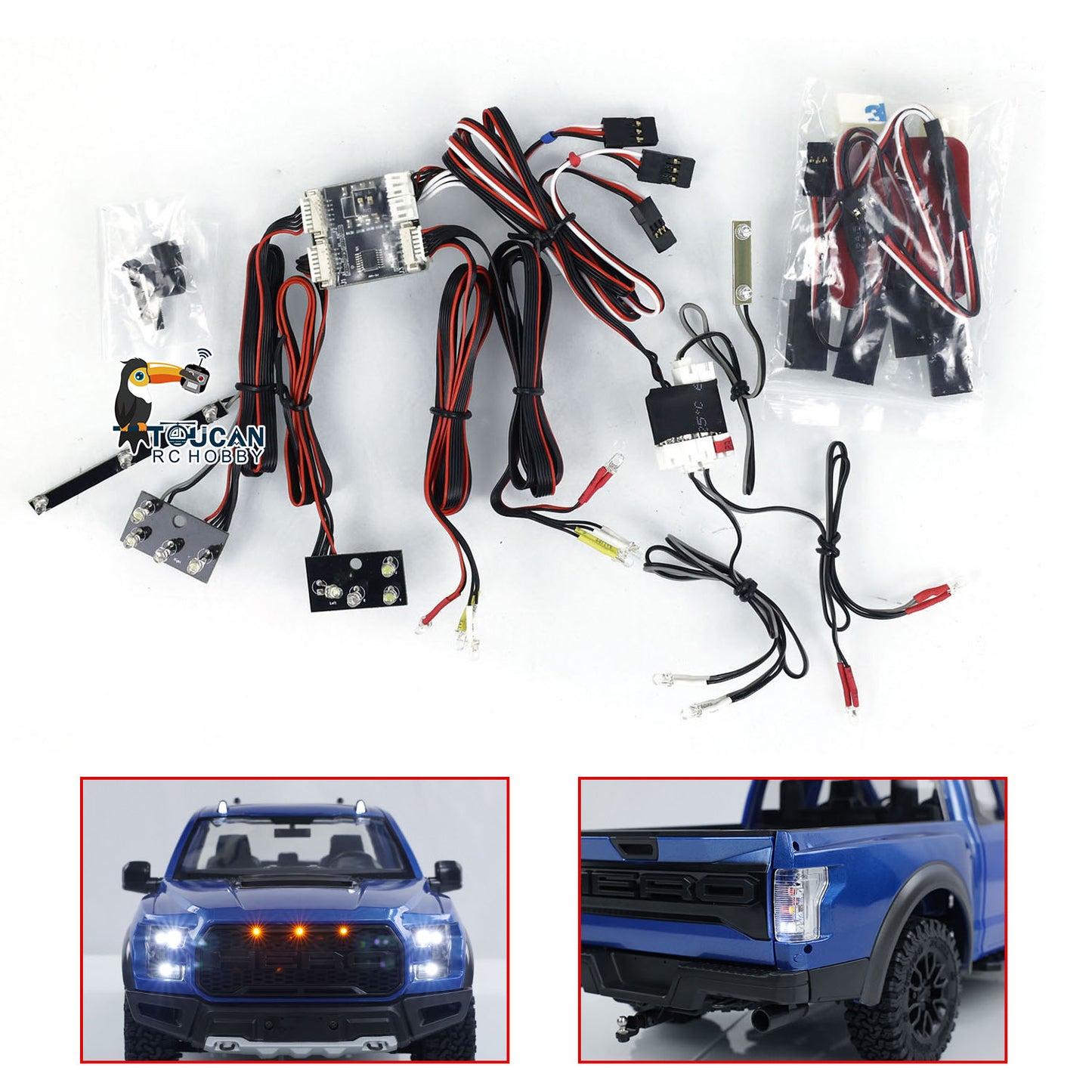 JDM 1:10 F150 RC Crawler Climbing Car RTR 610*220*215MM