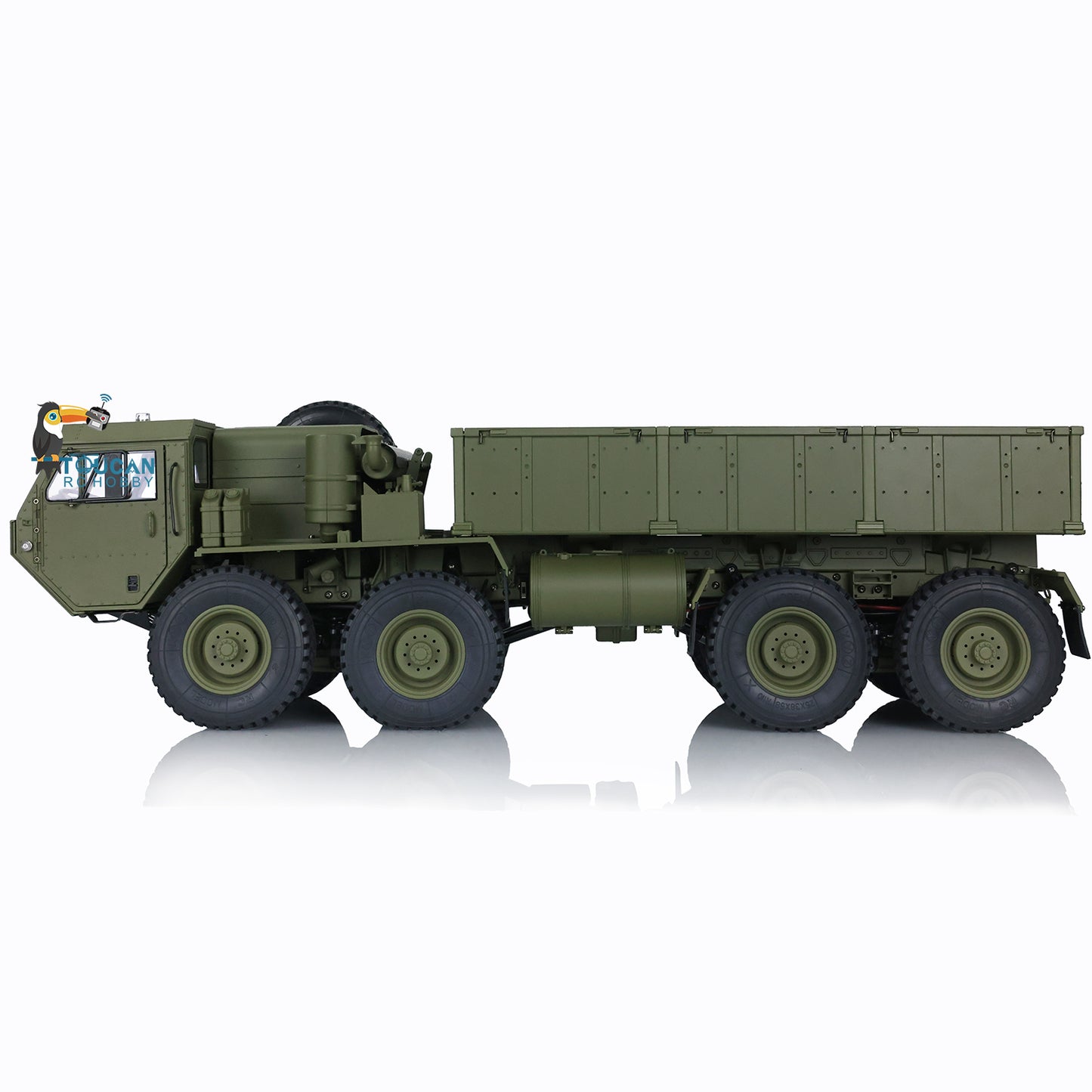 US STOCK HG 1/12 RC US Military Truck Metal 8*8 Chasis Model 2.4G Radio Servo Motor P801