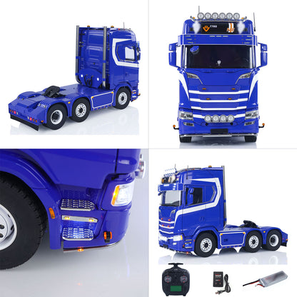 TOUCAN 770S 1/14 RC Tractor Truck 6X6 Metal Chassis Axle Locks 3Speed RTR Smoke Sound Light Unit Cabin Suspension ST8