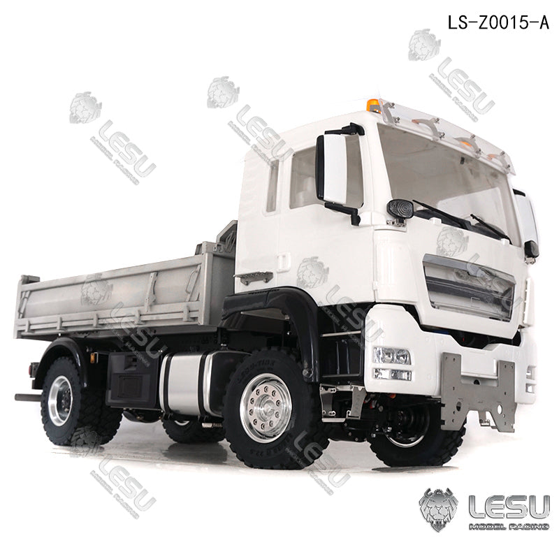 LESU 1/14 6x6 Metal TGS Dumper A/B Truck Model Light Sound Hydrualic System Motor Light Sound Opitonal Versions