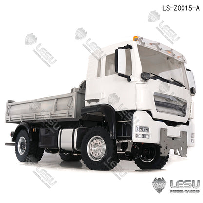 LESU 1/14 6x6 Metal TGS Dumper A/B Truck Model Light Sound Hydrualic System Motor Light Sound Opitonal Versions