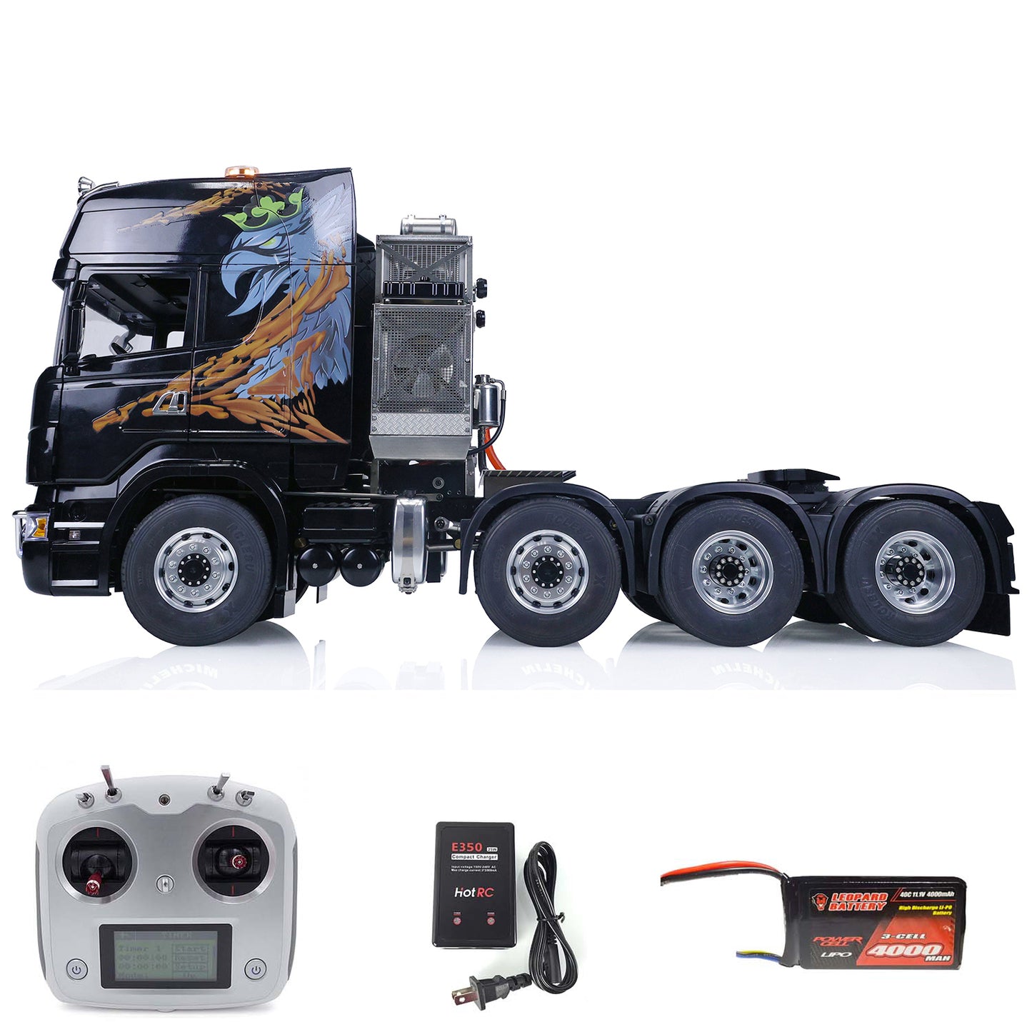 TOUCAN 1/14 RC Tractor Truck for 8X8 TOUCAN Tamiya Remote Control RTR Car