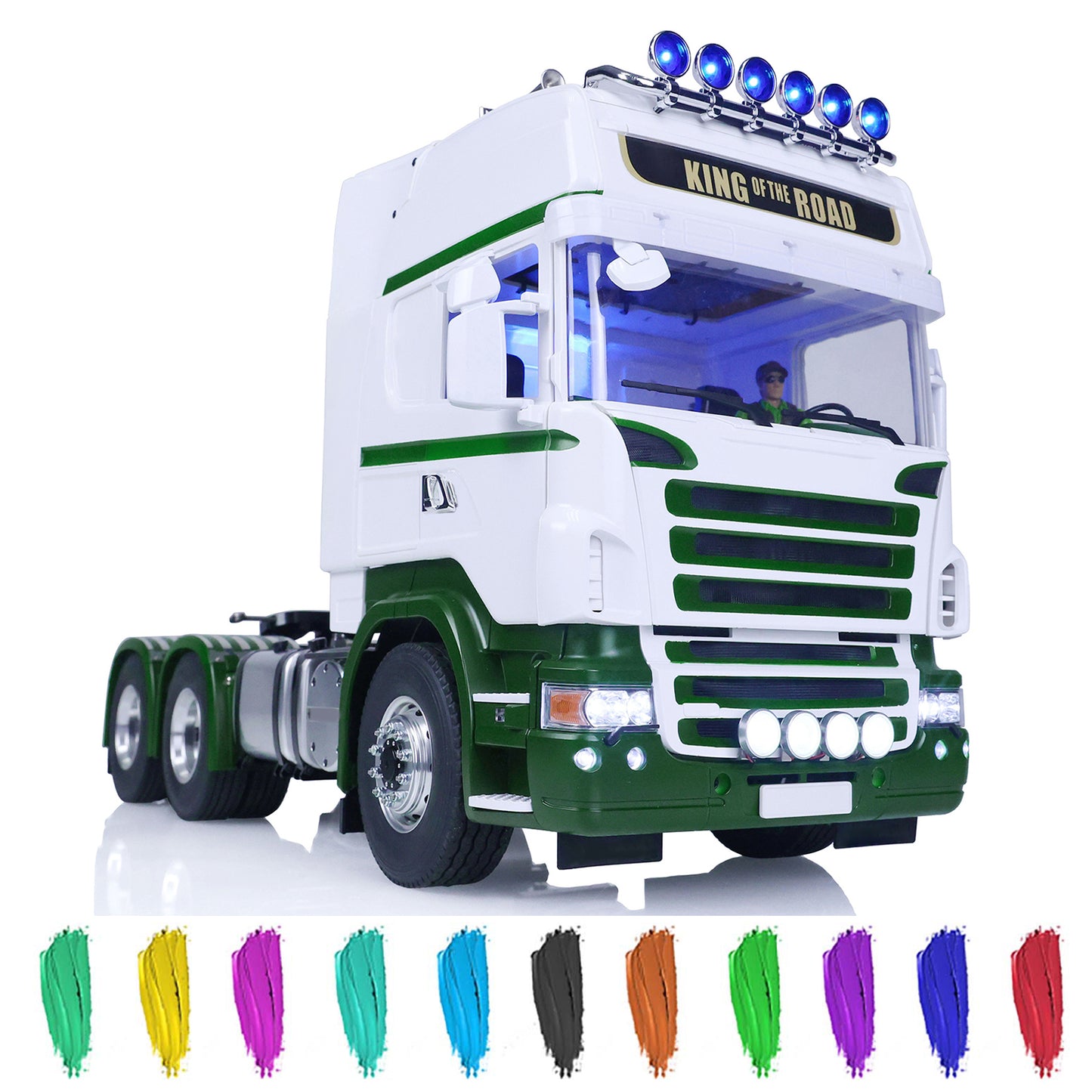 TOUCAN 1:14 DIY RC Tractor Truck for Tamiya 6x6 Remote Control Cars Model