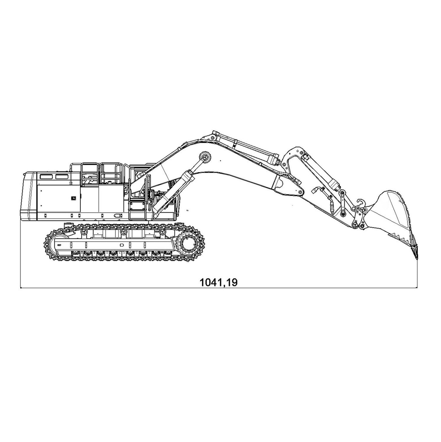 Metall 1/14 374F Hydraulische RC Bagger Fernbedienung Engineering Fahrzeuge RTR