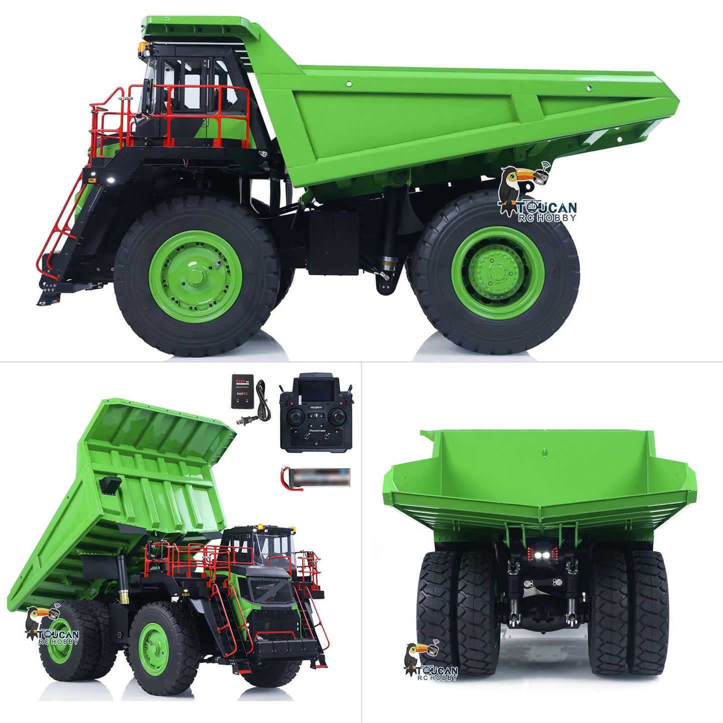 LESU 1/16 Metal Hydraulic RC Mine Truck Mining Tipper Aoue R100E RTR Construction Vehicles PL18EV Lite Radio Control Dumper Car