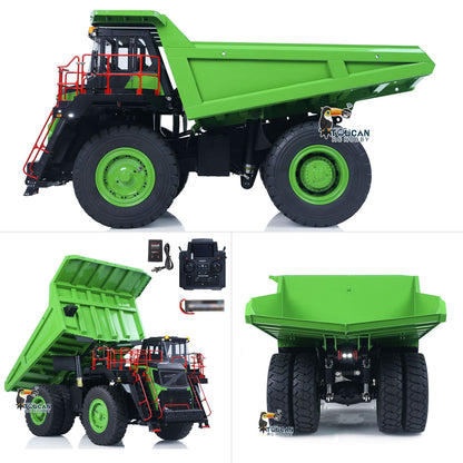 LESU 1/16 Metal Hydraulic RC Mine Truck Mining Tipper Aoue R100E RTR Construction Vehicles PL18EV Lite Radio Control Dumper Car