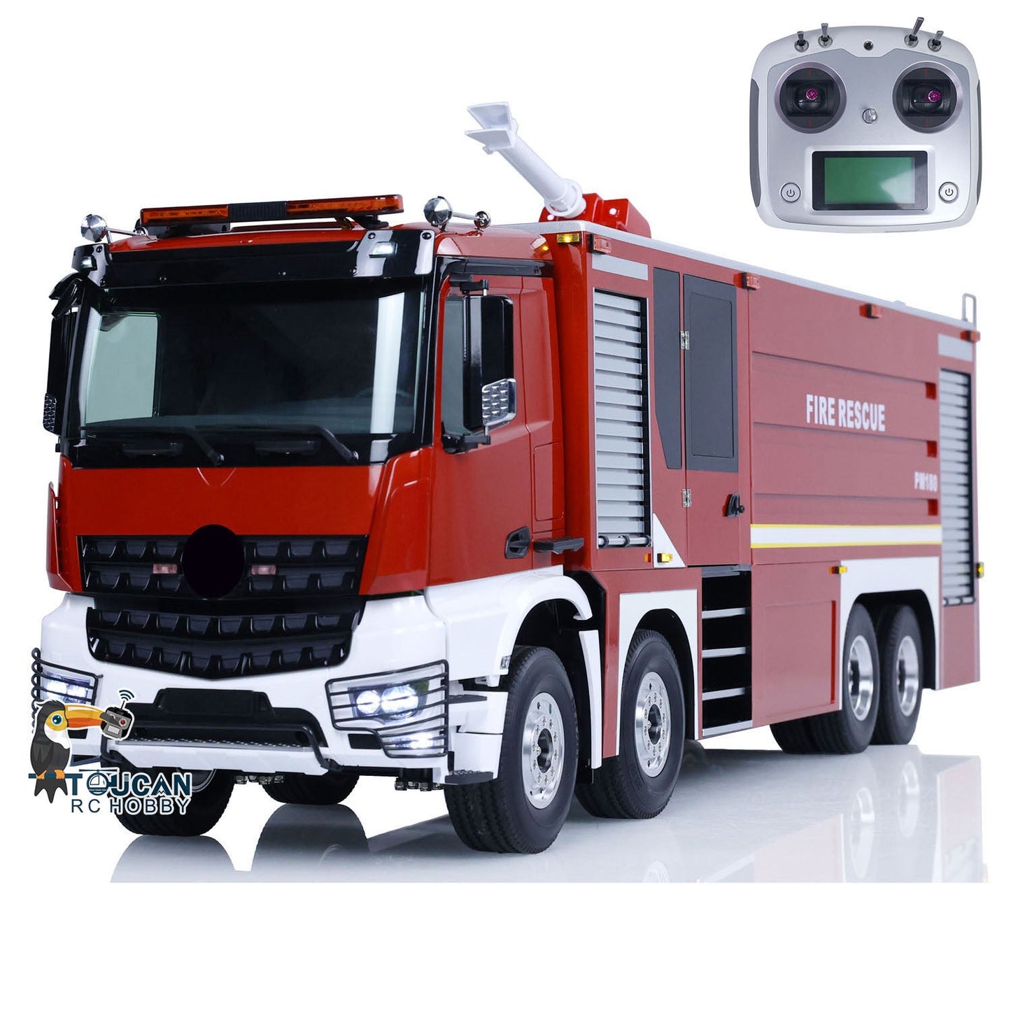 AUF LAGER 8x4 1/14 RC Feuerwehrauto RC Sprinklerfahrzeuge