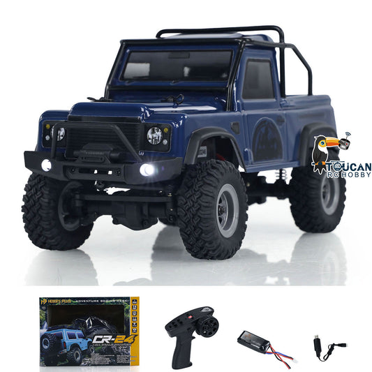 1/24 Mini voiture télécommandée à chenilles 4x4 4WD RC tout-terrain modèle de véhicules