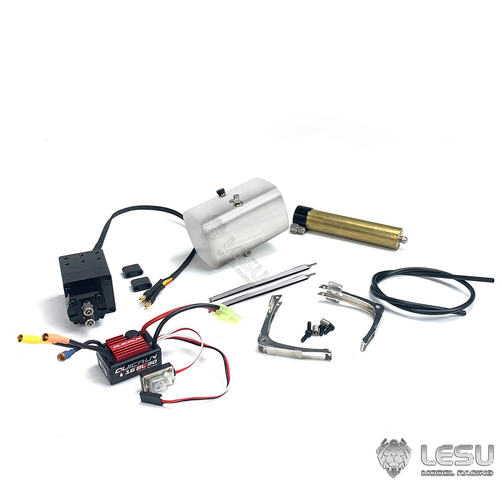 LESU Optional Length Hydraulic Pump Cylinder Set Retractable 1/14 RC Truck