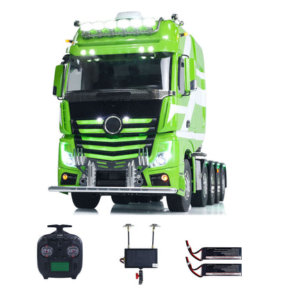 Unitru-01 3363 1/14 RC Tractor Truck Remote Control Lorry Car 10*10 Metal Chassis Smoke ST8 Radio Differential Lock RTR Light Multimedia Display Screen