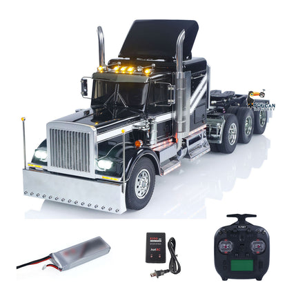 TOUCAN 8X4 1/14 RC king hauler Tractor Truck Model 3Speed Lorry Car Chassis Suspension Flysky ST8 Radio Battery