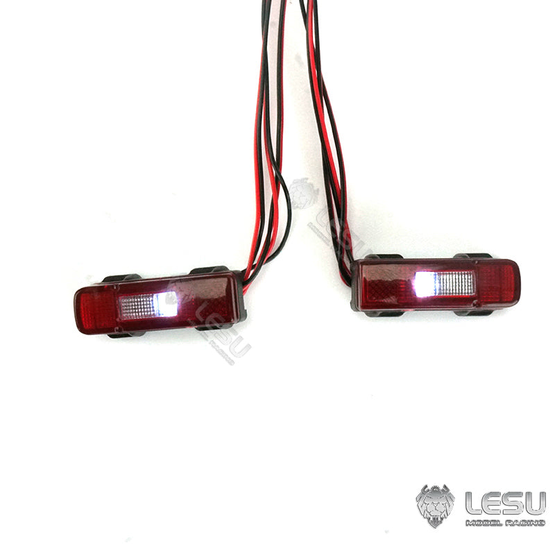 LESU Plastic Taillight LED for TAMIYA 1/14 RC Flatbed Tractor Model