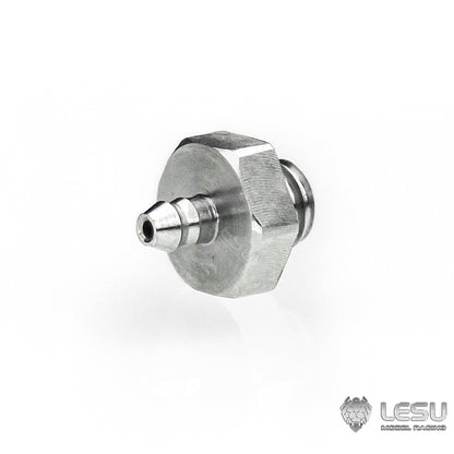 Buse droite LESU M3 en acier inoxydable pour tuyau d'huile hydraulique 2x1 mm pour camions RC