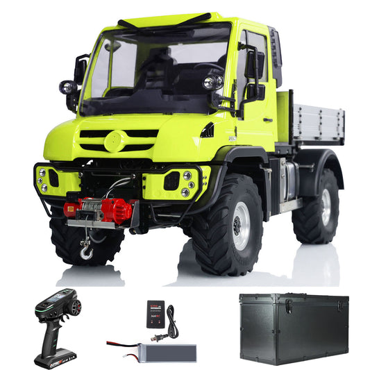 Fast Shipping UNI U423 1/10 RC Rock Crawler Car RTR 4X4 4WD Remote Control Off-road Vehicles Metal Axles Bucket Light Sound DDF350 Radio Battery