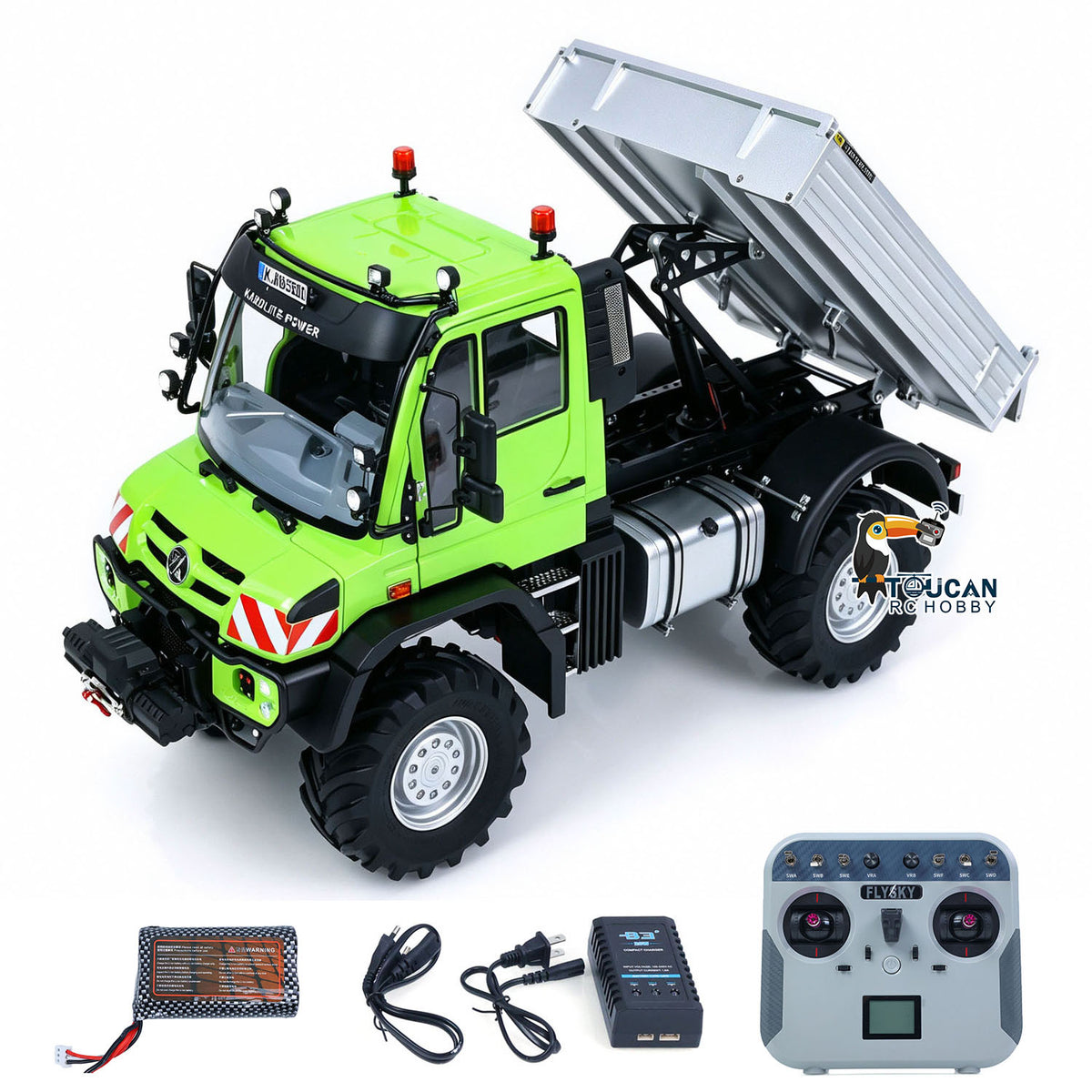 Fast Free Shipping for EU KABOLITE K5501 1/14 Remote Control Off Road Car RC Dumper ATV Light Truck 2-Speed Transmission Metal Drive Shaft Lights Sounds