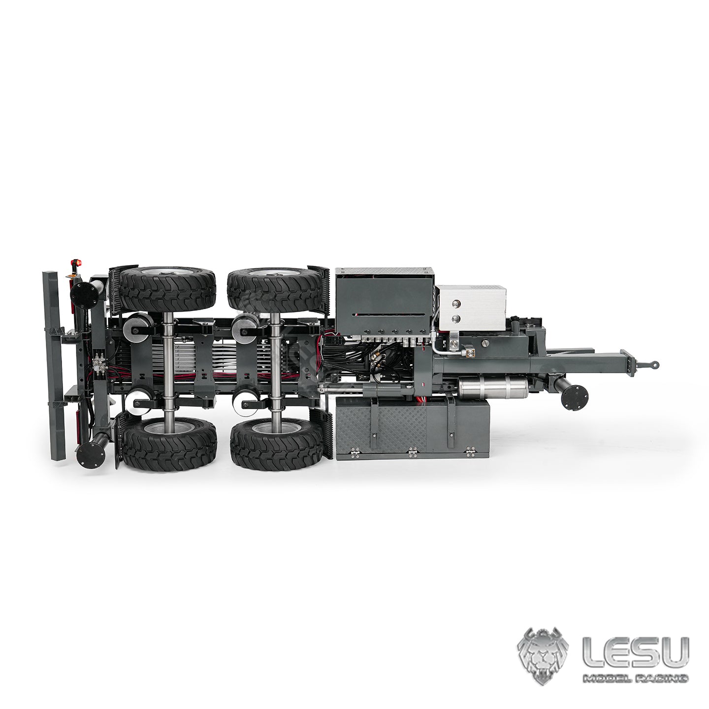Deposit New Product Pre-order LESU 1/14 Metal Full Dump Semi Trailer RC Construction Vehicle