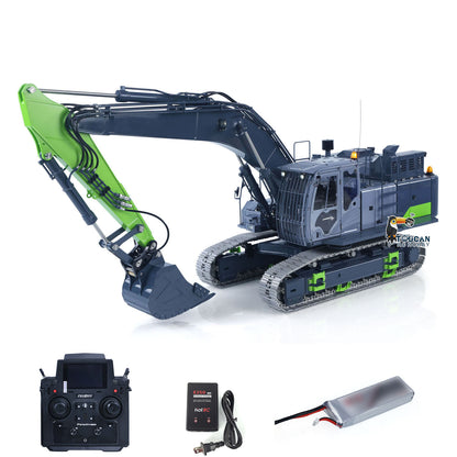 LESU Metal 1/14 RC Hydraulic Excavator Aoue ZX490 Upgraded Heavy Digger Model Paladin PL18EV Lite Sound Smoke