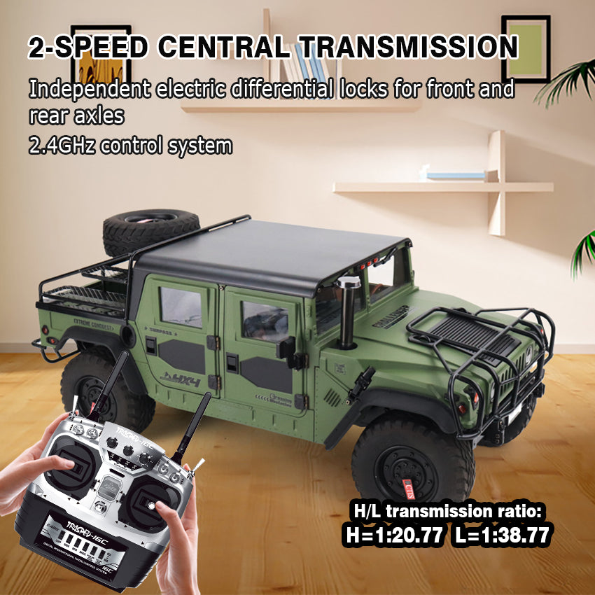 HG P415A 4x4 1/10 RC Off-road Vehicle for Hummer Pick-up Remote Control Car